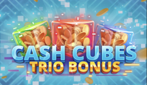 Play the Cash Cubes Trio Bonus slot by Booming Games on Spinbet